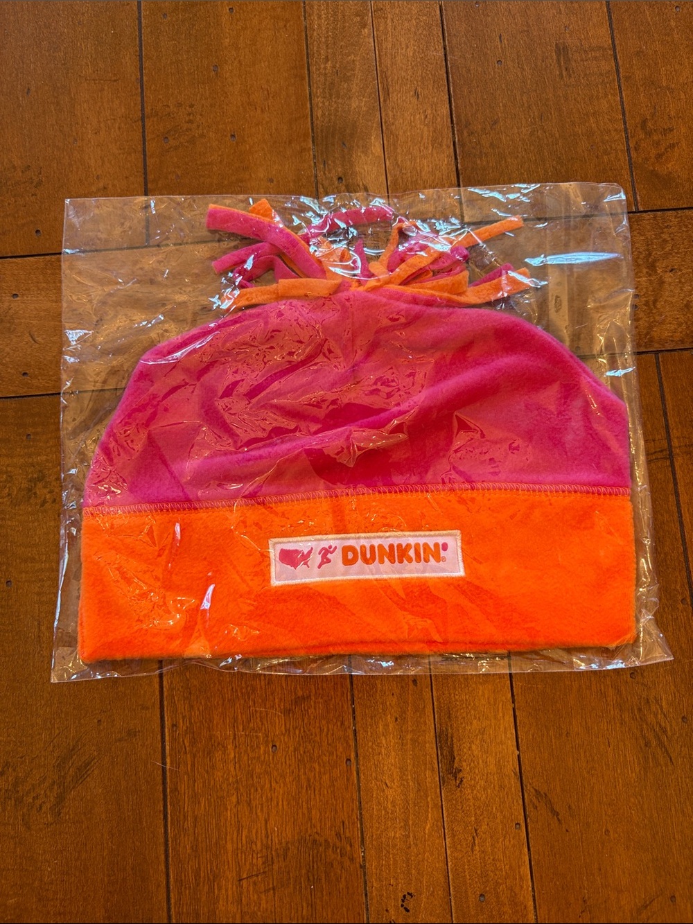 New In Package Dunkin fleece hat!